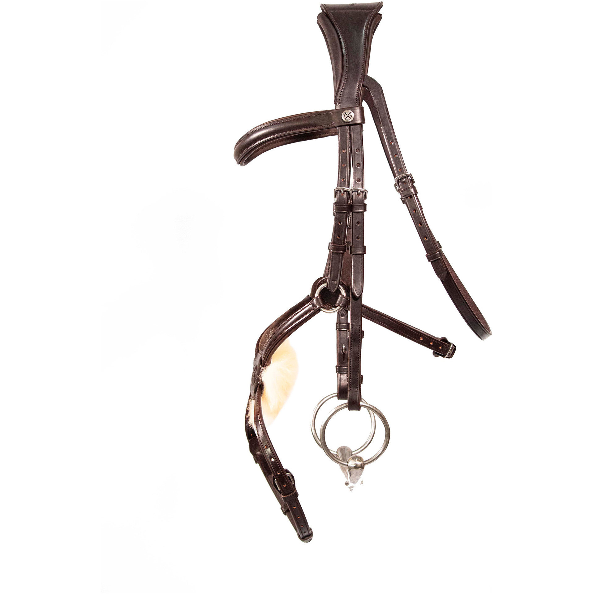 Henry James Saddlery Mexican Grackle Bridle HJ-BR-05 - Havana